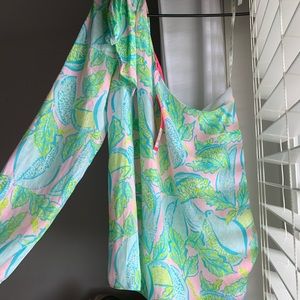 Lilly pulitzer one shoulder top